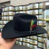 Stetson 6x Spartan Black Cowboy Felt Hat Sinaloa (Copa Chica Falda/Brim 3.5")