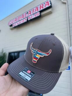 Ariat Brown Texas Cattle Cap