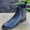 Los Altos Piel Negro Botin Chelsea