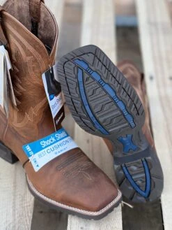 Ariat Men's Brown Hybrid Ranchwork Western Boot -Western Cowboy Clothing IMG 5655copy