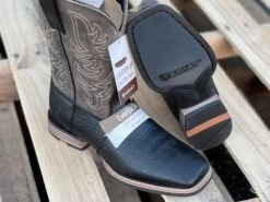 Ariat Men's Black/Slate Grey Everlite Countdown Western Boot -Western Cowboy Clothing IMG 5666