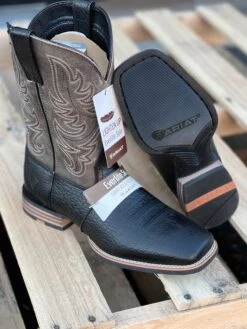 Ariat Men's Black/Slate Grey Everlite Countdown Western Boot -Western Cowboy Clothing IMG 5667