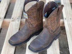 Ariat Groundbreaker Electrical Hazard Soft Toe Square Toe Work Boot 12 Ariat Groundbreaker Electrical Hazard Soft Toe Square Toe Work Boot -Western Cowboy Clothing IMG 5670