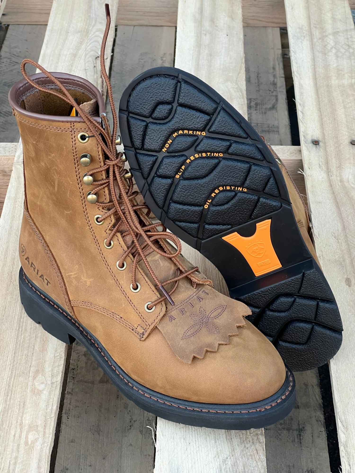 Ariat Cascade 8" Round Toe Soft Toe Work Boot 5 Ariat Cascade 8" Round Toe Soft Toe Work Boot - Image 5