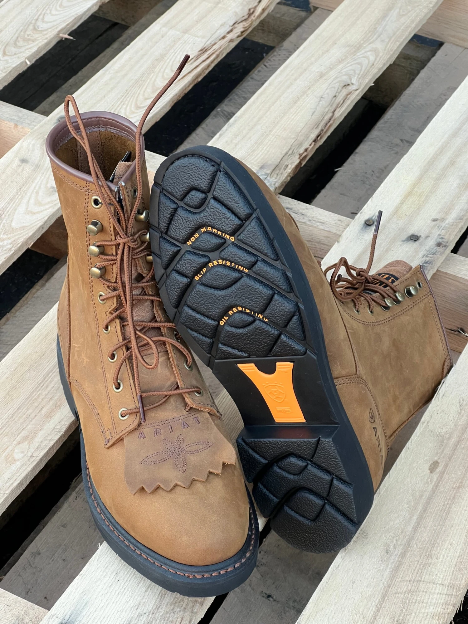 Ariat Cascade 8" Round Toe Soft Toe Work Boot 3 Ariat Cascade 8" Round Toe Soft Toe Work Boot - Image 3