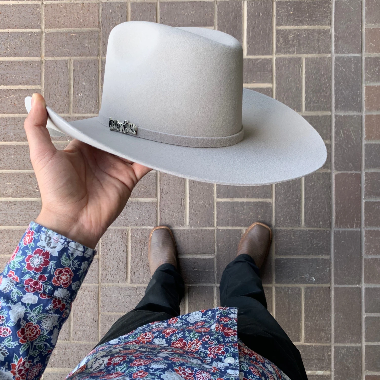 Renegado 6x Mist Grey Fur Felt Cowboy Hat (EXCLUSIVE ITEM) 4 Renegado 6x Mist Grey Fur Felt Cowboy Hat (EXCLUSIVE ITEM) - Image 4