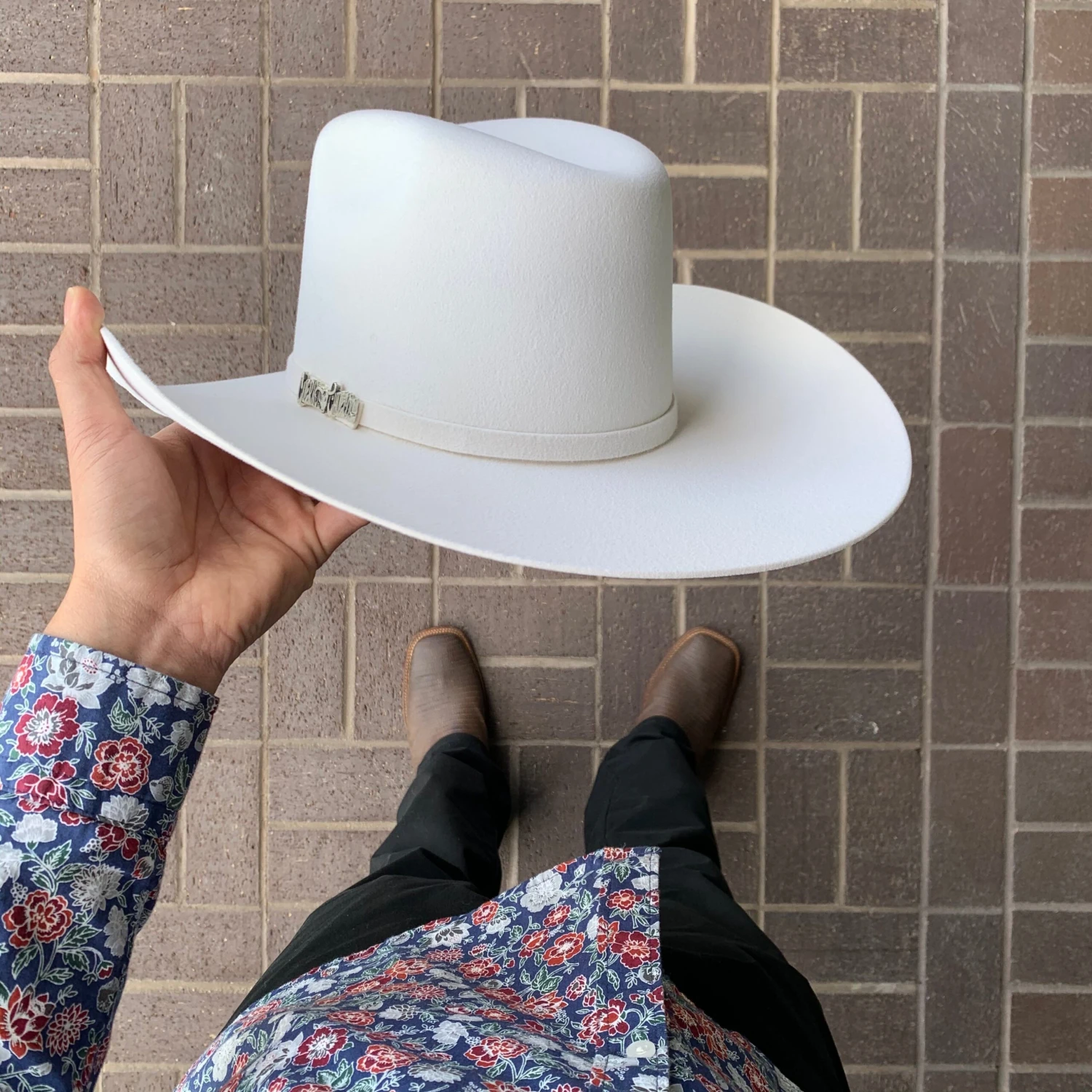 Renegado 6x White Premium Fur Felt Cowboy Hat (EXCLUSIVE ITEM) 3 Renegado 6x White Premium Fur Felt Cowboy Hat (EXCLUSIVE ITEM) - Image 3