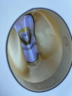 10,000x Sombrero Copa Chica 4.5" Falda 4" Horma Sinaloa (Toquilla Avestruz Negra) -Western Cowboy Clothing IMG 63452