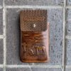 Tombstone Dark Brown Leather Tooled Ranch Cell Phone Case