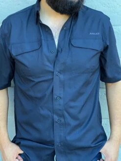 Ariat Ventek Black Classic Fit Short Sleeve Shirt
