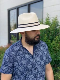 Francesco Royal Palm Straw Hat -Western Cowboy Clothing IMG 6732