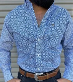 Ariat Team Maurice Fitted Fit Long Sleeve Shirt