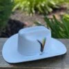 Stetson 6x Spartan Premium White Cowboy Felt Hat Sinaloa (Copa Chica Falda/Brim 3.5")