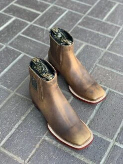 Wild West Honey Rage Wide Square Toe Botin Charro -Western Cowboy Clothing IMG 9729