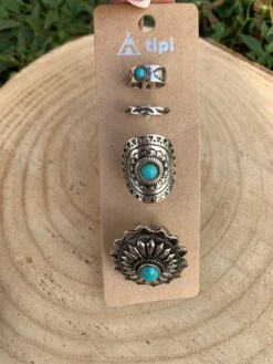 Wild Flower Ring Set