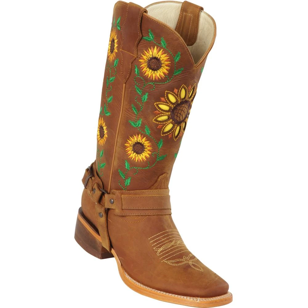 Quincy Wide Square Toe Western Cowgirl Boots - Q322GL6251 1 Quincy Wide Square Toe Western Cowgirl Boots - Q322GL6251