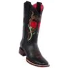 Quincy Wide Square Toe Western Cowgirl Boots - Q322R6205
