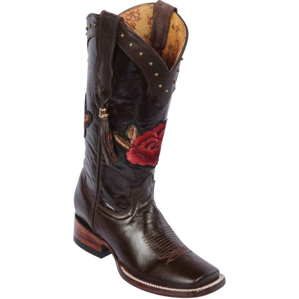 Quincy Wide Square Toe Western Cowgirl Boots - Q322T4259 1 Quincy Wide Square Toe Western Cowgirl Boots - Q322T4259