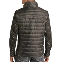 Ariat Men's Rock & Roll Black Poly Fill Puffer Vest -Western Cowboy Clothing RRMO98RZWD 01 1800x1800 3a5eef67 c55d 46f9 8a12 3ed29edd816a