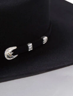 Stetson 10x Shasta Black Premier Felt Cowboy Hat 12 Stetson 10x Shasta Black Premier Felt Cowboy Hat -Western Cowboy Clothing SFSHAS 7540.07 6 1