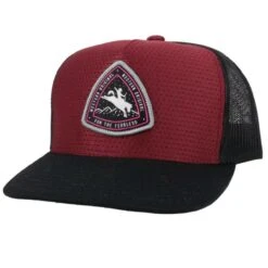 Hooey Summit Snapback -Mrn/Blk -Western Cowboy Clothing Summit Maroon Black 4041T Mabk S 1 22594.1630534747