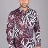 Platini Men's Long Sleeve Shirt - SJL7082 (Plus Size)