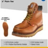 Cactus 627M Brown Soft Toe Work Boot
