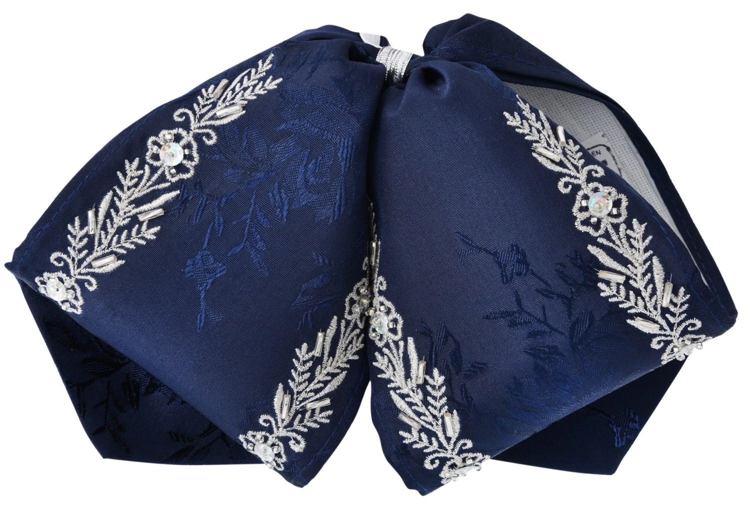 Moño Charro - Marino / Plata 1 Moño Charro - Marino / Plata