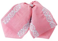 Moño Charro - Rosa / Plata