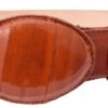 White Diamond Anguila Leather Belt - Cognac