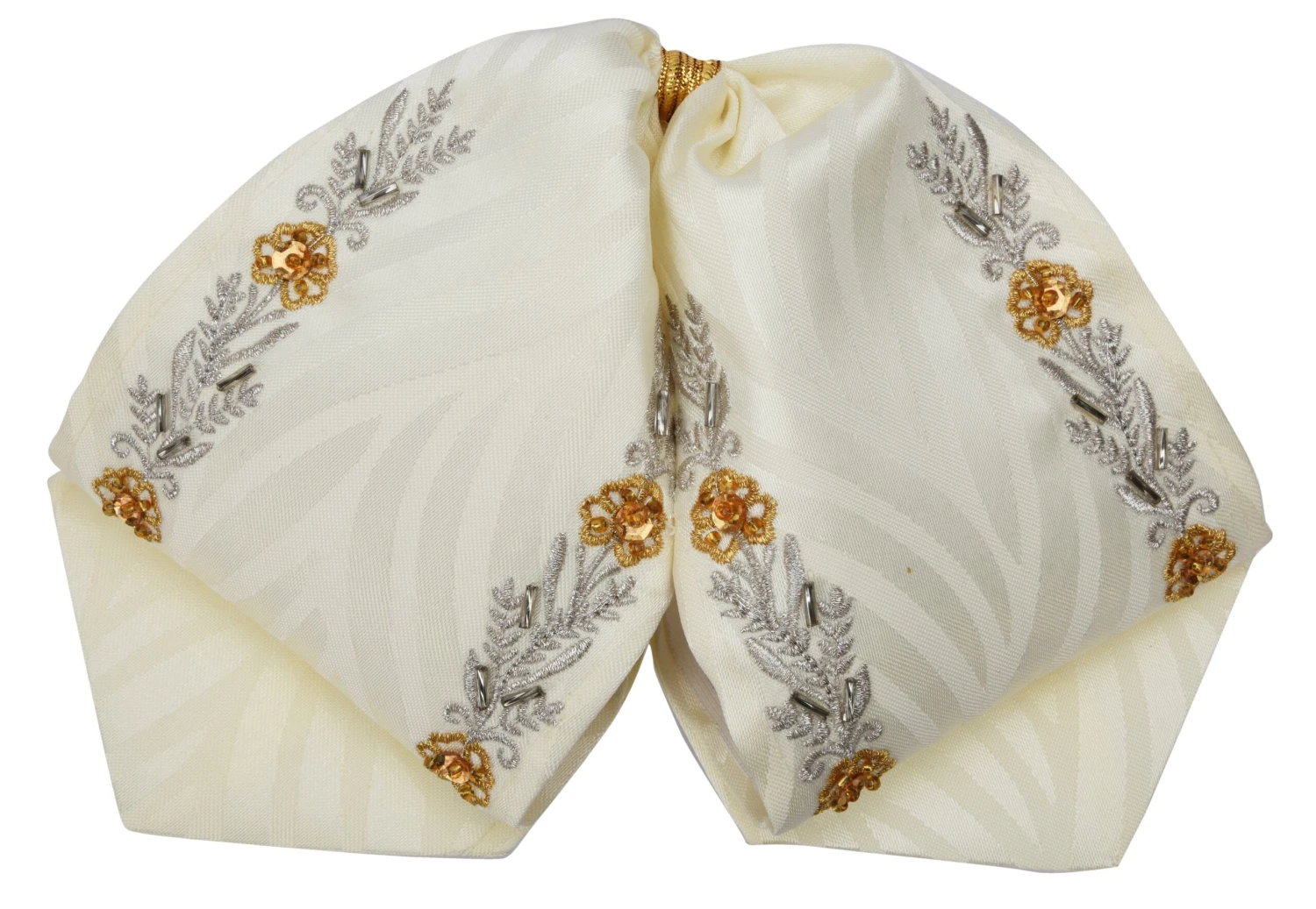 Moño Charro - Crema / Oro 1 Moño Charro - Crema / Oro