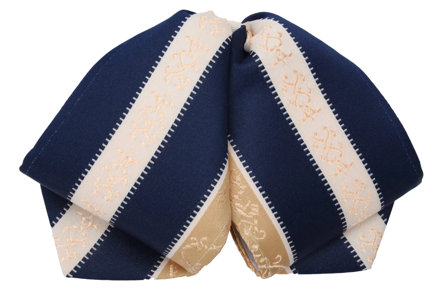 Moño Charro - Marino / Beige 1 Moño Charro - Marino / Beige