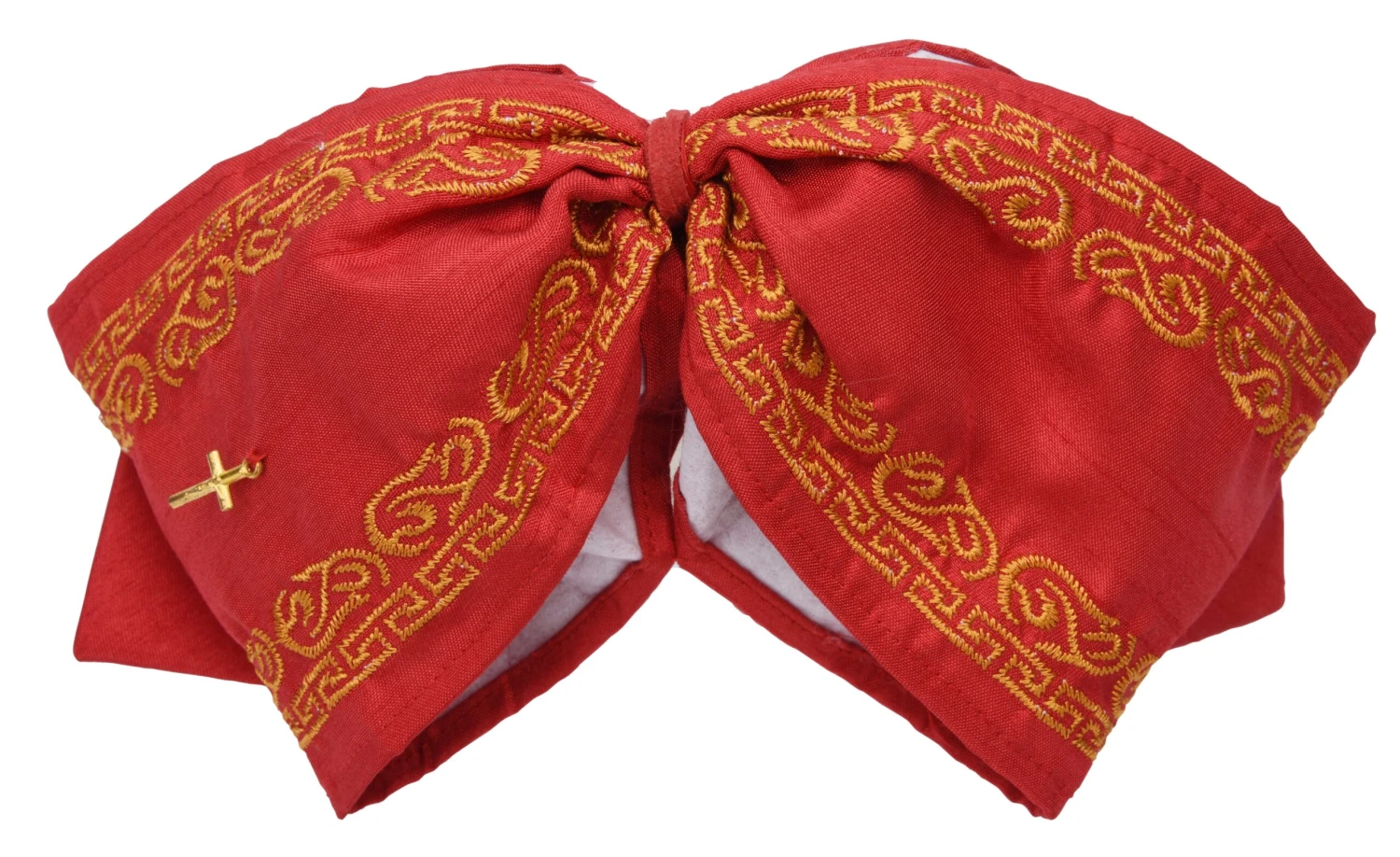 Moño Charro - Rojo / Oro 1 Moño Charro - Rojo / Oro